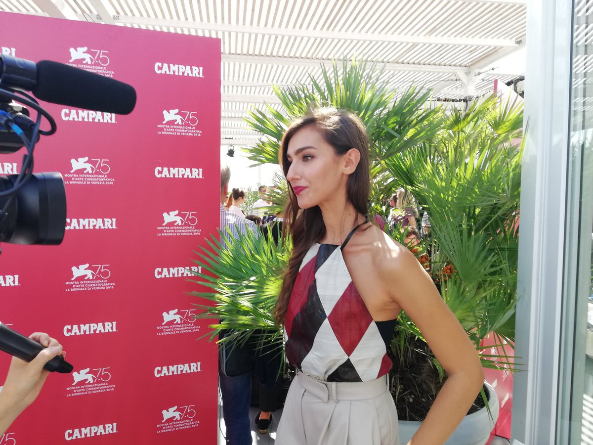 La bellissima Stella Egitto, una delle madrine del #PremioKinéo2018 #venezia75