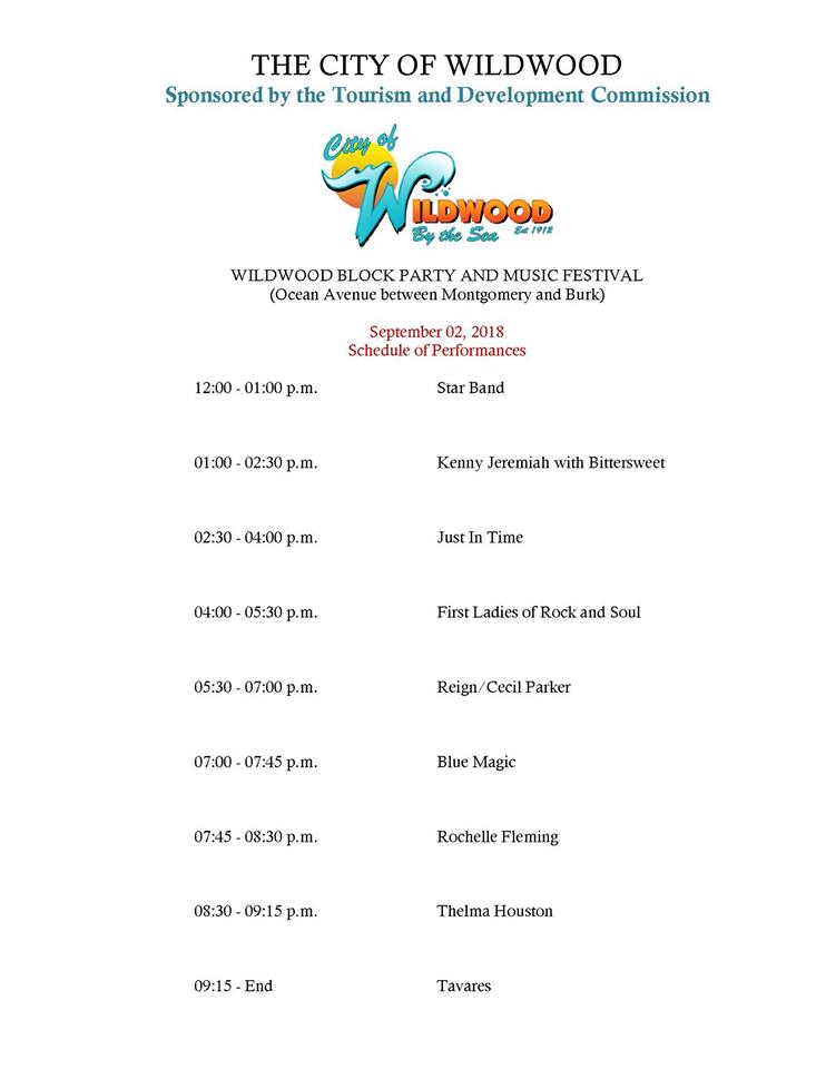 Wildwoods_NJ's tweet photo. No Sunday Scaries here! Be sure to stop by the Wildwood Block Party &amp; Music Festival today at Fox Park from 11 a.m.-11 p.m. Great food, live entertainment, and endless family fun! https://t.co/Kl1UPEKLT5