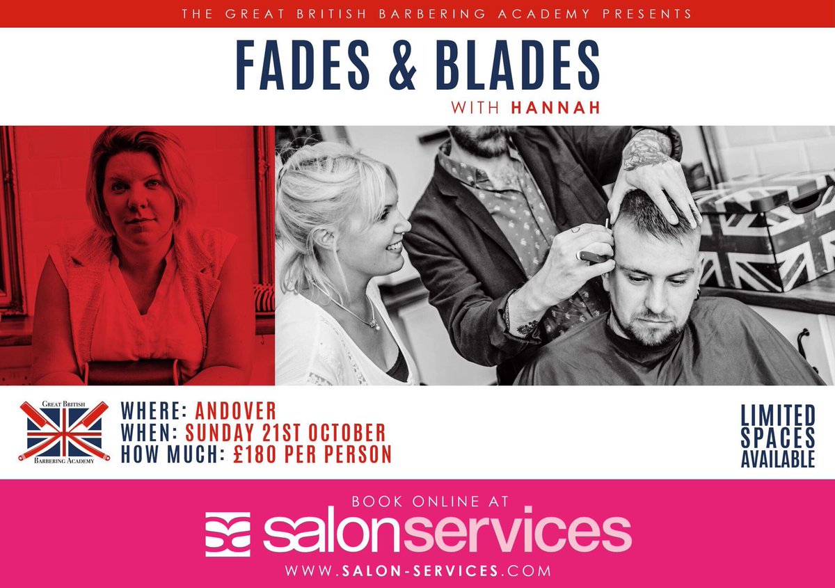 Courses all over the UK in #salonservices stores. #barber #barbertraining #fades #skinfades #gbba #miketayloreducation