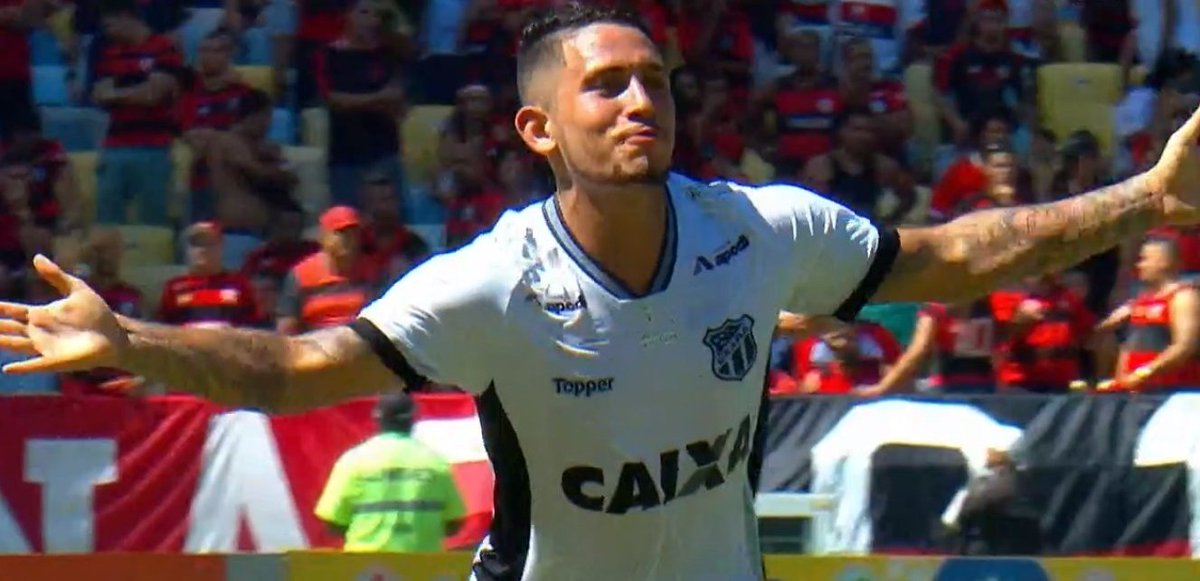 NaForquilha_'s tweet photo. 🏆 Brasileiro Série A 🇧🇷

Flamengo 0x1 Ceará

Com gol no finalzinho de Leandro Carvalho, o Ceará conseguiu uma vitória surpreendente no Maracanã! https://t.co/T4ltNlnPMk