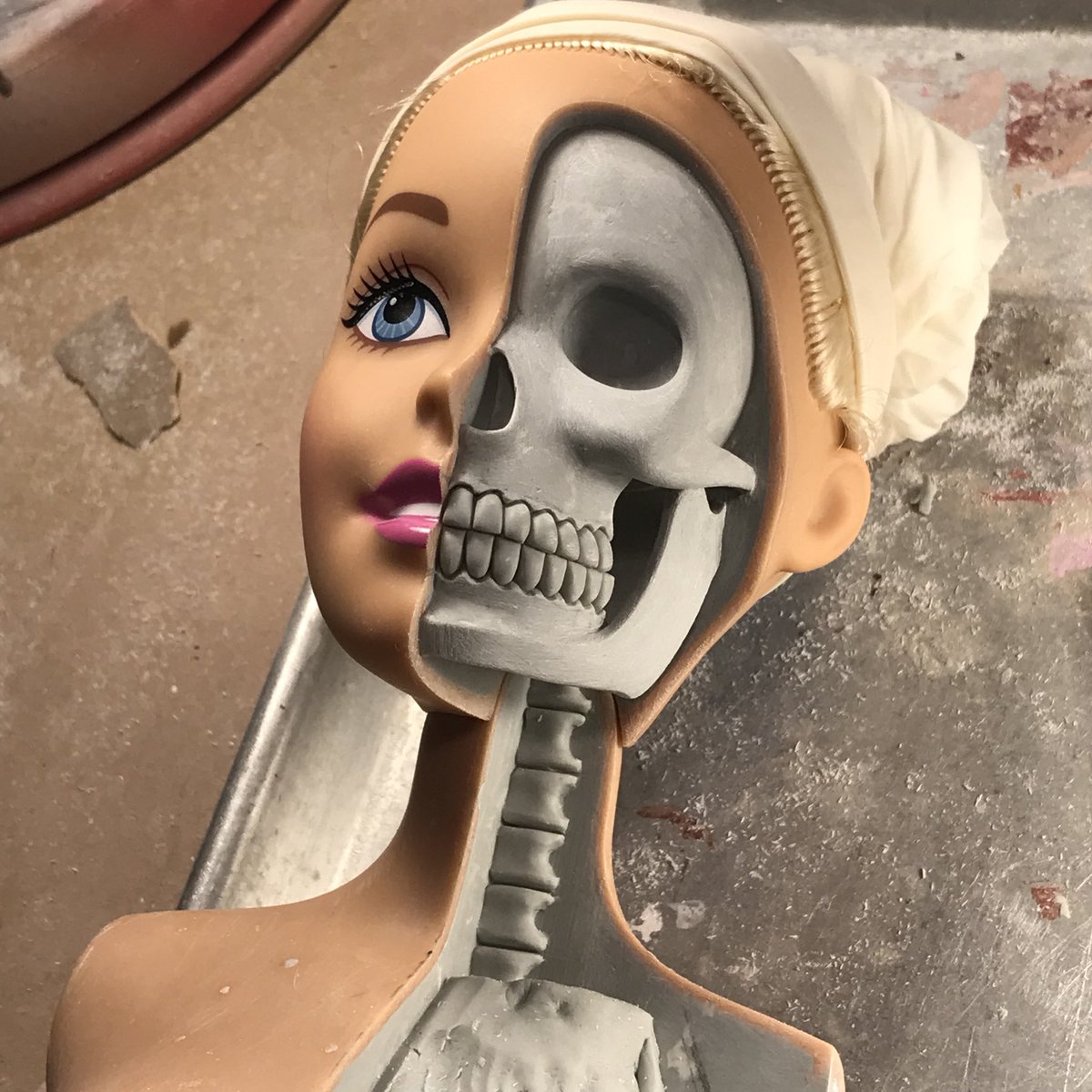 barbie skull