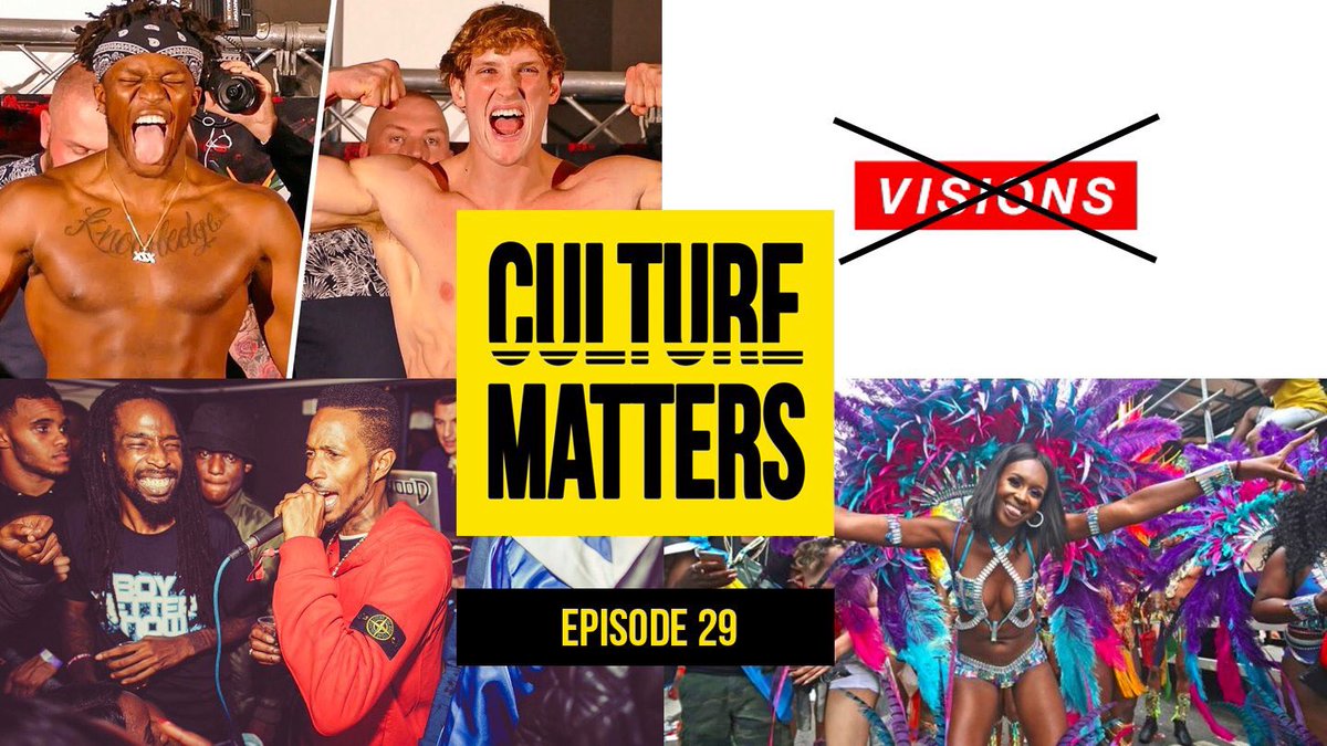 GUAPMAG's tweet image. #CULTUREMATTERS EP 29

We Discuss:
- Vision Closed for good?
- KSI vs Logan Paul Fight
- Notting Hill Carnival 2018

📽👉🏽 youtu.be/tW0cYFHuoP4