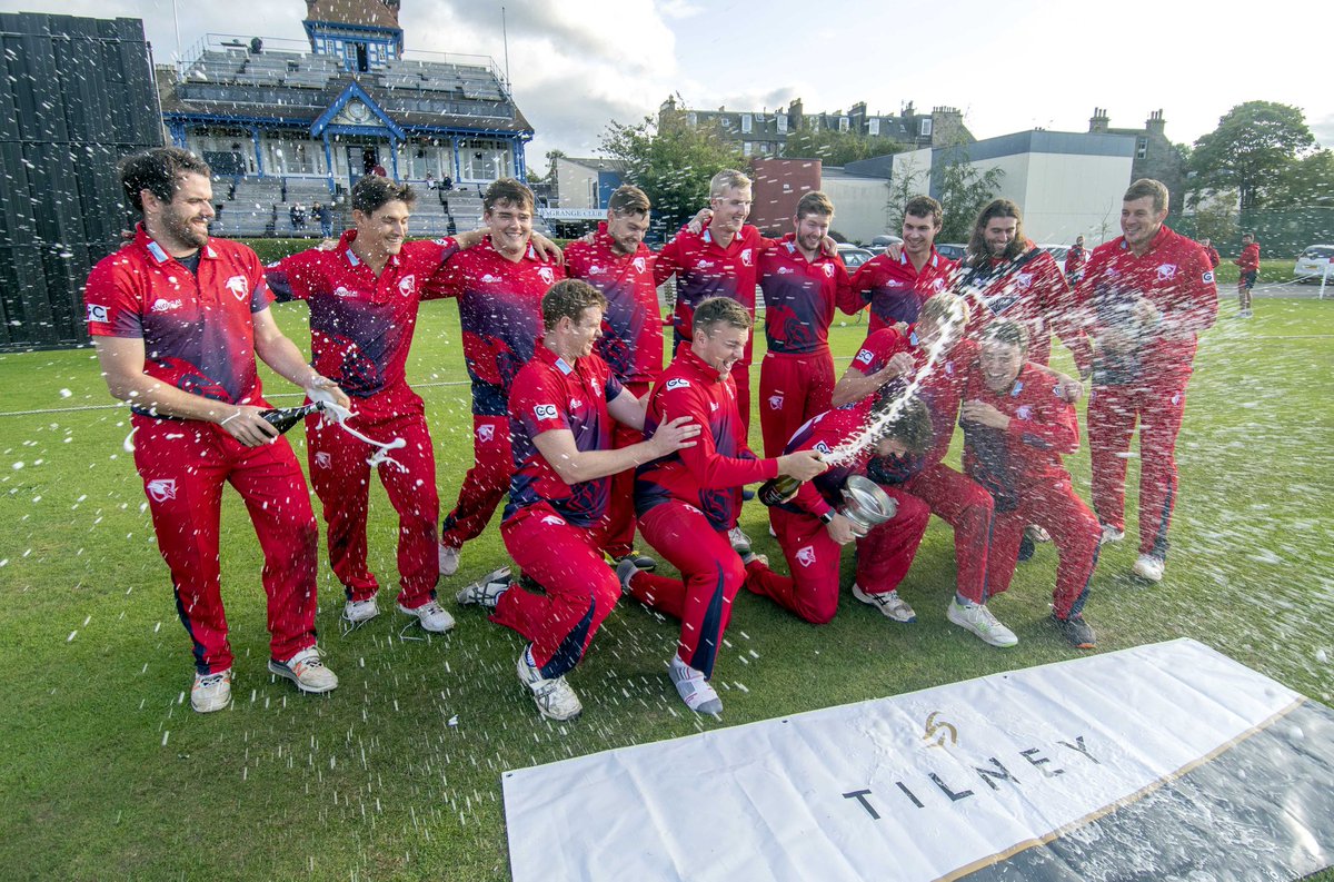 CricketScotland's tweet photo. 🏆 A superb knock from George Munsey set the way for the @KnightsEastern to claim victory over @Warrior_Cricket and win the 2018 @TilneyGroup T20 Blitz Series. https://t.co/2ghmD59650