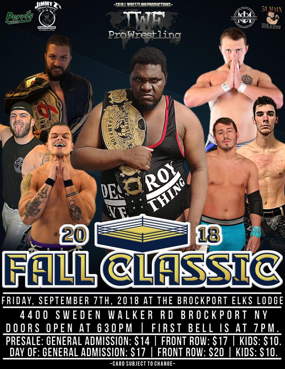 TheBrianCayden's tweet photo. Well this weekend I legit went #ALLIN now its on to the next! Friday it's @IwfPro then Saturday @UPWROC
Come out to support!
#CAYDENИATION🇺🇳
#LimitedEdition
#BudgetBusters
#HereComesTheD https://t.co/DgygKOY4PC
