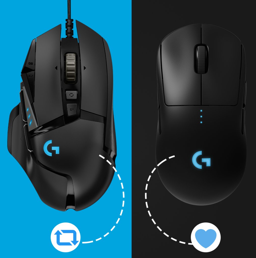 suspendere sommerfugl Calibre Logitech G on Twitter: "G502 HERO or PRO Wireless? Which is your favorite  mouse at #PAXWest2018? #LogitechGPAX #LogitechGHERO16K  https://t.co/1LudqhinuJ" / Twitter