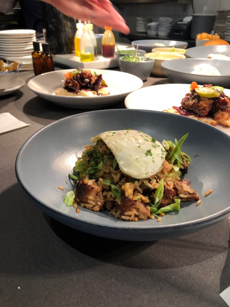 You're not supposed to count your calories on the weekend 😜 Join us for an egg-cellent brunch beginning at 11 a.m. #PorkBelly #SouthernNational #mobile #brunch