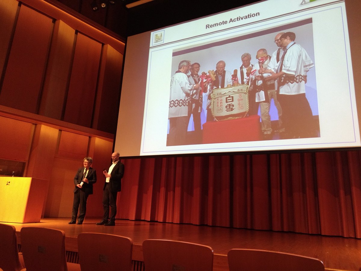 Thank you to Fumitoshi Kakiuchi for organizing the wonderful #ischa2018 conference