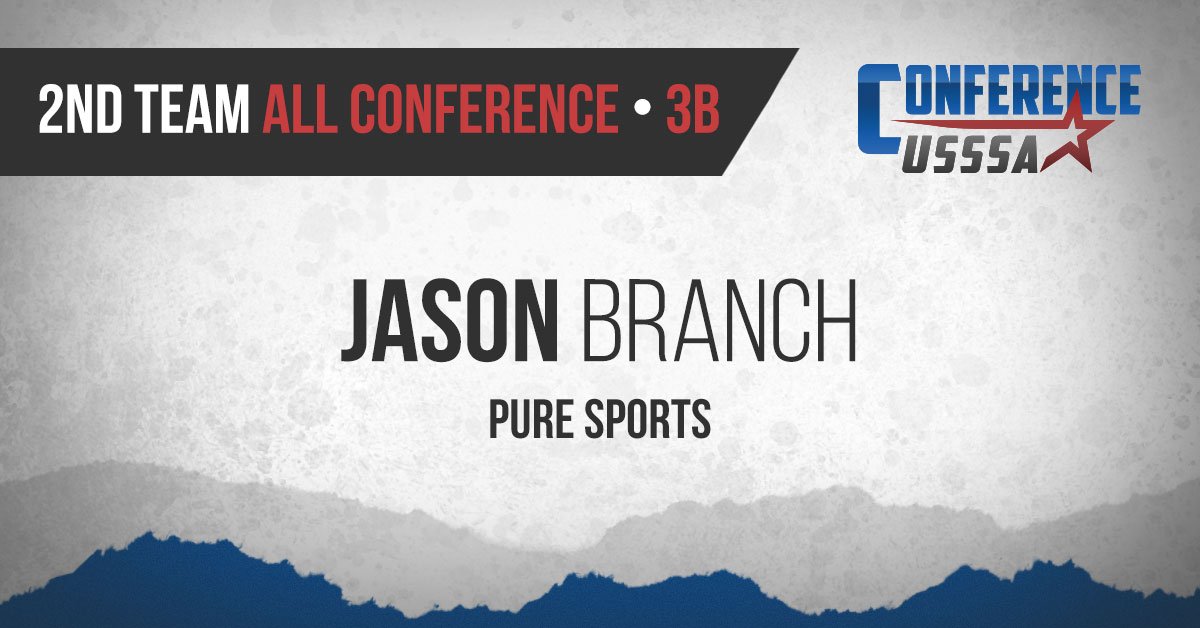 USSSASlowpitch's tweet photo. Next up, a big congratulations to the 2nd Team All Conference corner infielders, Everett Williams, Jason Branch, and Scotty Langford. 

#allconference #conferenceUSSSA #playUSSSA https://t.co/C5usjyDFlp