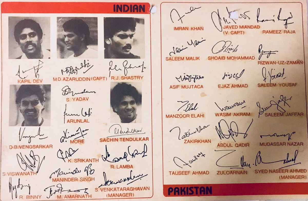 roopalighodke's tweet photo. @sachin_rt found this in my collection today 😁😁 https://t.co/15PPrJTwNN