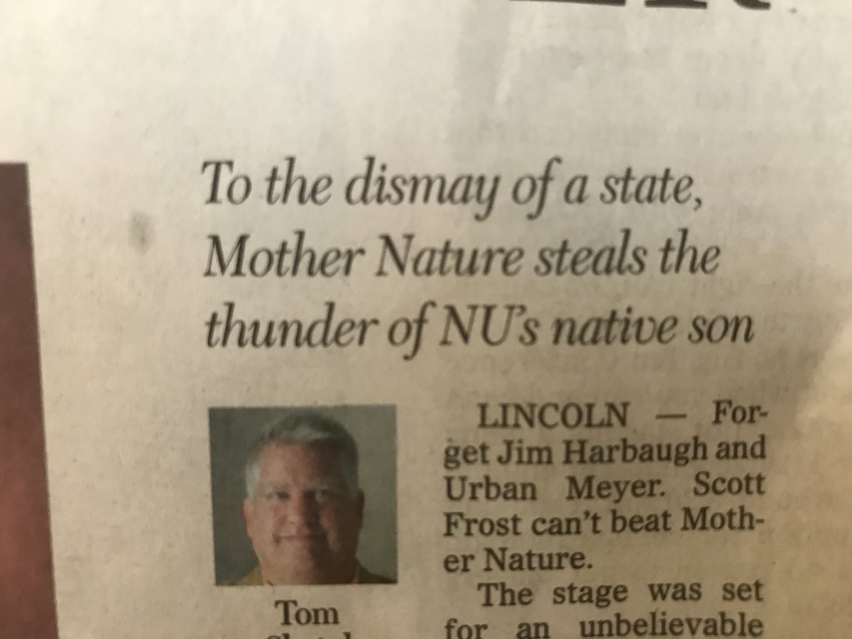 Gotta like this headline on today’s always good <a href="/tomshatelOWH/">Tom Shatel</a> column
