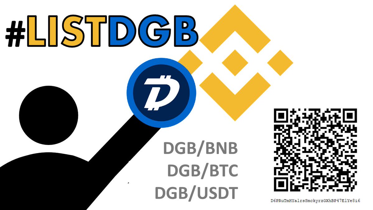 CryptoFeedz's tweet photo. #LISTDGB - Drive the movement to get #DigiByte listed on #Binance and other crypto exchanges.  Spread the word and raise awareness of #DGB to the masses. #CryptoFeedz #DGBMostSecureBlockchain #DGB5AlgoMining https://t.co/u89k9zGN2q