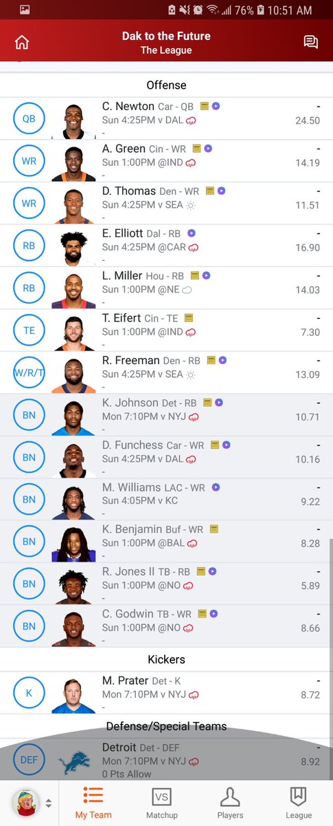 jaredconn22's tweet photo. @FFHitman how did I do in my draft? 12 man half point ppr https://t.co/9kRyVVT8WI