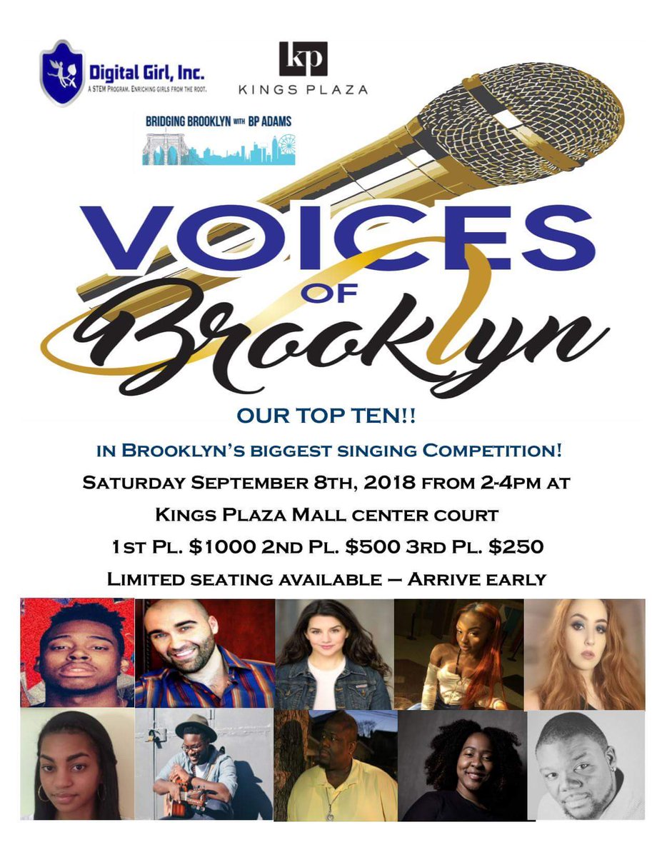 TaylorPardell's tweet photo. See you this Saturday, Brooklyn! #voicesofbrooklyn #voicecompetition @nycdigitalgirl https://t.co/oGuqhMlJnp