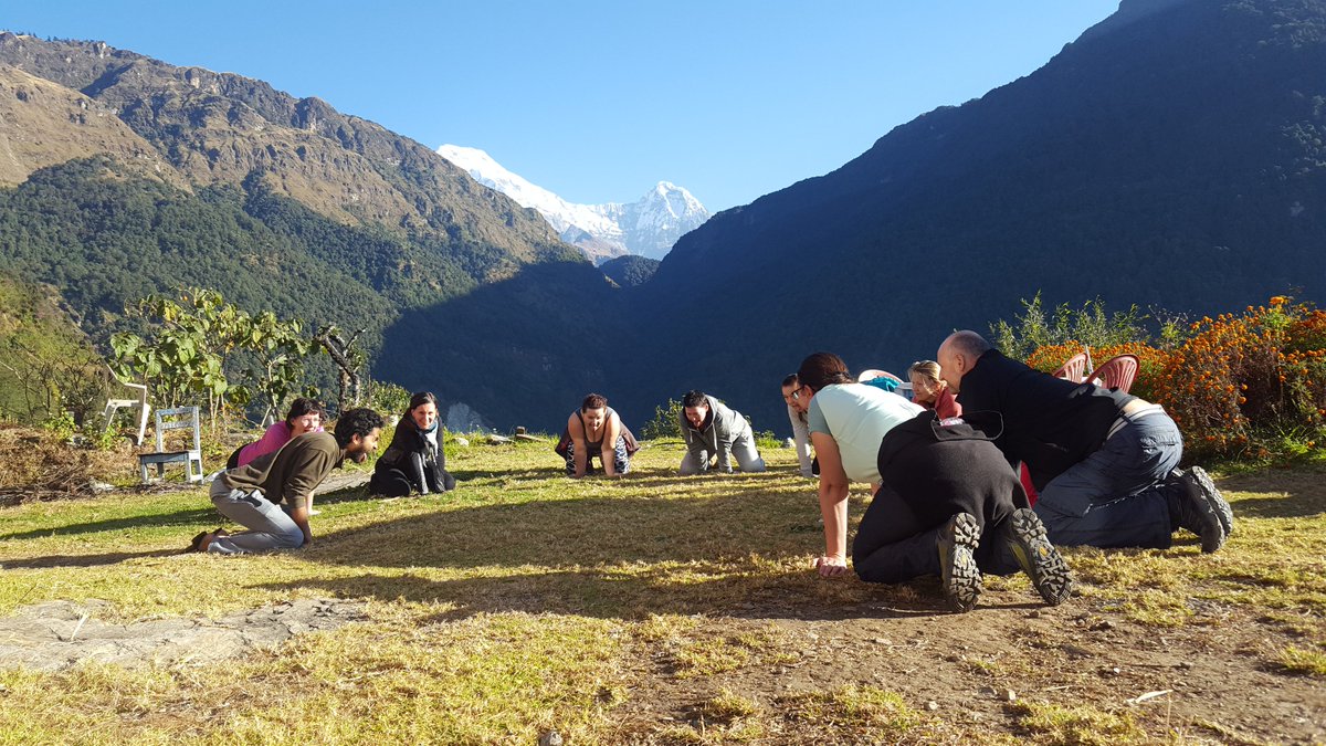 BMS_Adventures's tweet photo. Are you looking for Outdoor Yoga in the Himalayan country #Nepal ? #BMSAdventures is here for you
https://t.co/hSWJrm6KNU 
#Nepal #NepalNow #YogaHIke #YogaTrek #YogaRetreat #TrekkinginNepal #traveldiaries #yogainspiration #photography #BodyMindSoul @BMS_Adventures https://t.co/RnmcNRrCMf
