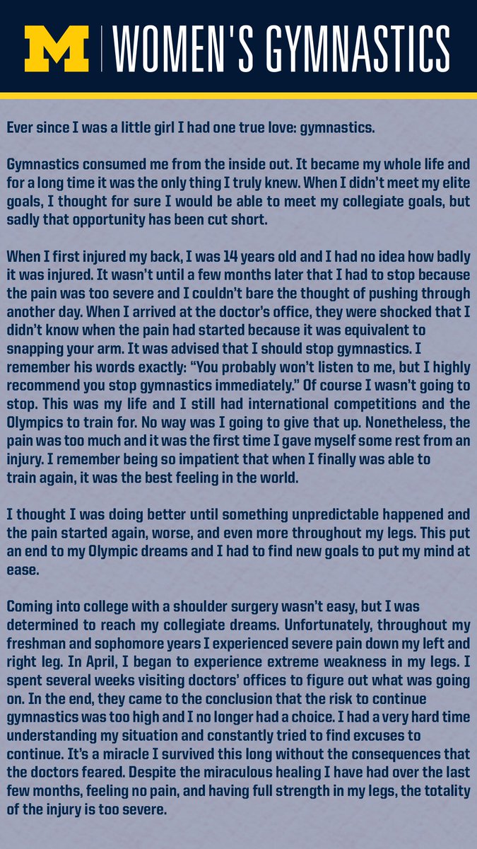 polinashch's tweet photo. This was by far the most difficult and most painful decision I have ever made. I am doing this to give myself the best chance at a successful and healthy life. https://t.co/uSr57v4jd6