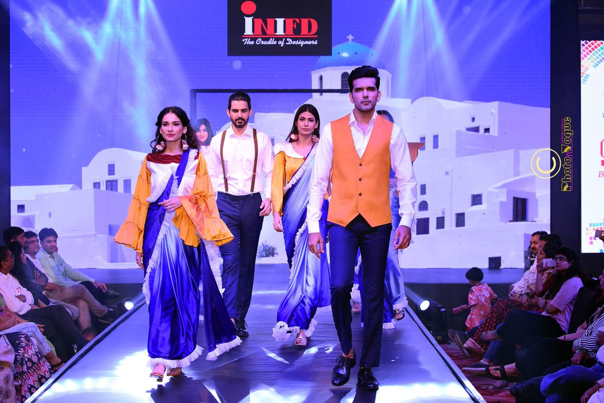 TaherSM_FC's tweet photo. #TaNeri at 3rd Annual fashion show of INIFD Bhopal @taher07 @aneri_vajani https://t.co/uvomSY9dd5