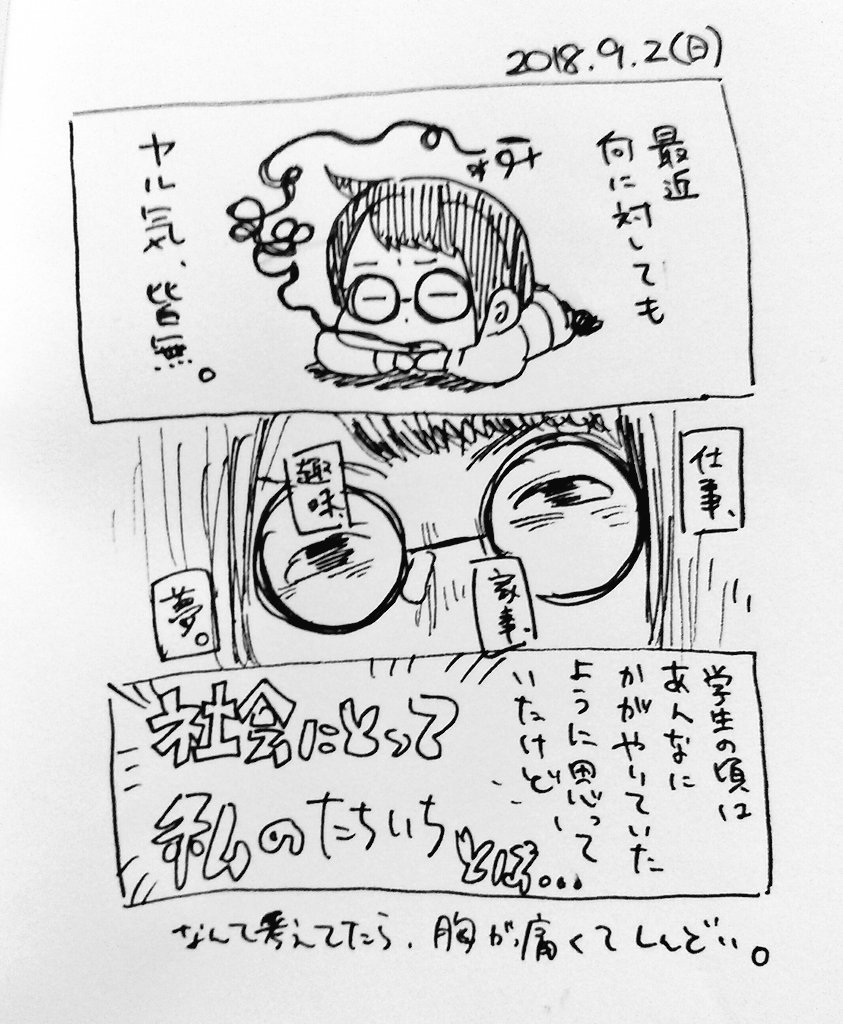何も考えずに描いたら、こうなった
吐き出すことが一番大事なのではきだしてこ、自分!! 
