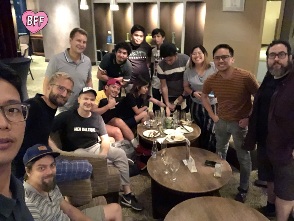 DigizenID's tweet image. Sunday night beers with GenID team after #ADBHack2018 🍻. Good luck to all teams for tomorrow’s big presentations! @UltrahackHQ @ADB_HQ #hack4dev