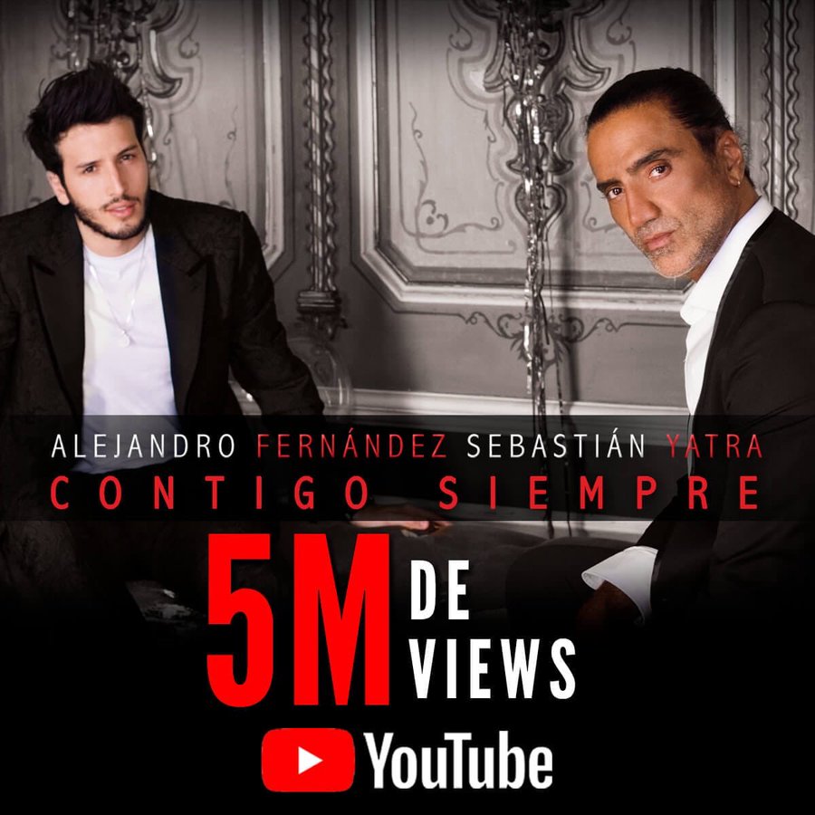 Visión Por encima de la cabeza y el hombro suma Alejandro Fernández y Sebastián Yatra celebran éxito de "Contigo Siempre" |  El Informador