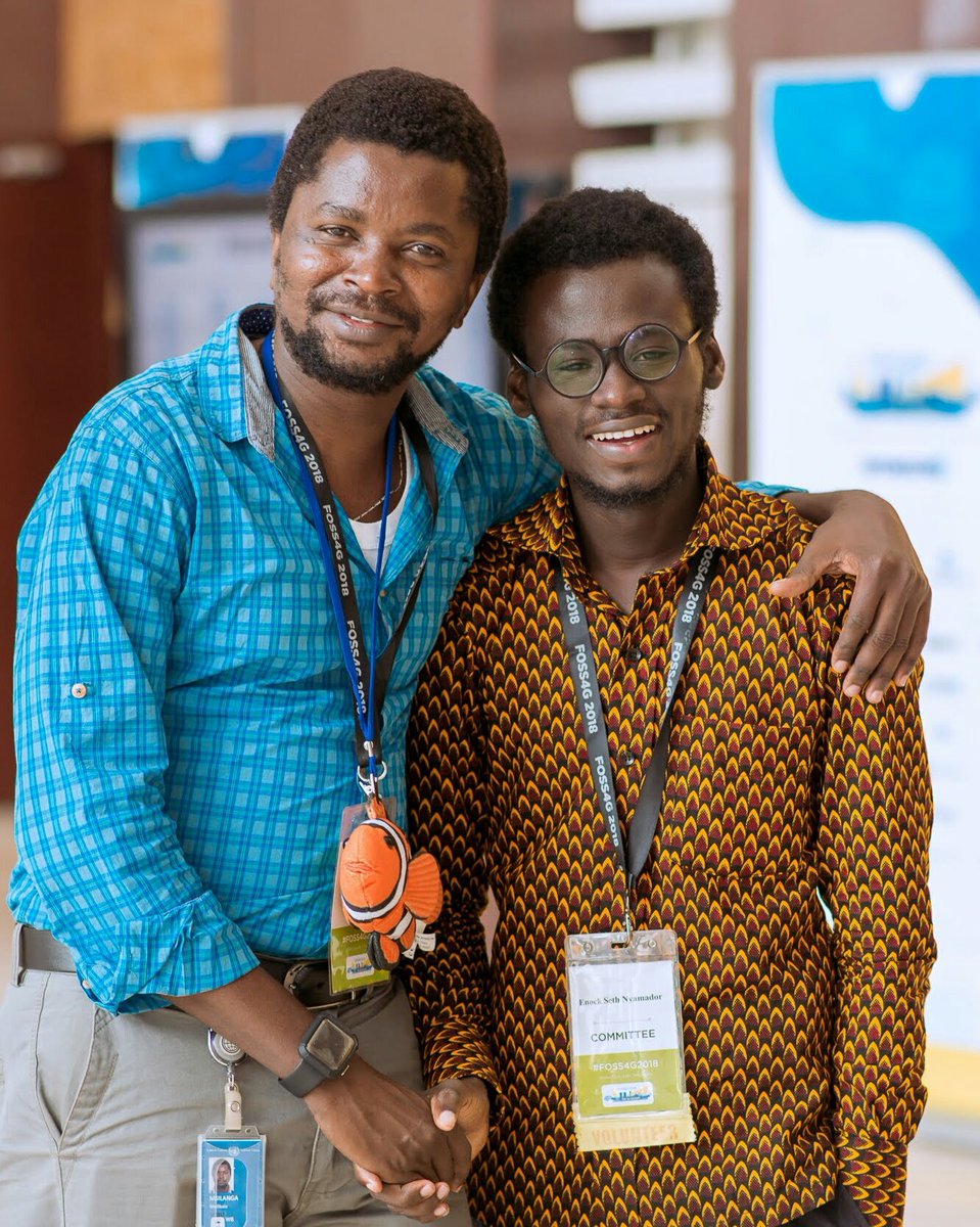 Enock4seth's tweet photo. It has been such a great honour and experience working on @foss4g in Dar along side @markiliffe @raglar @timlinux @yves_barthelemy @msilikale05, all DLOC, volunteers and all FOSSGers. Asante sana !  https://t.co/xURtoExGND #FOSS4G2018 #FOSS4G #HOTSummit #OpenCitiesAfrica https://t.co/2EBicCyOJD