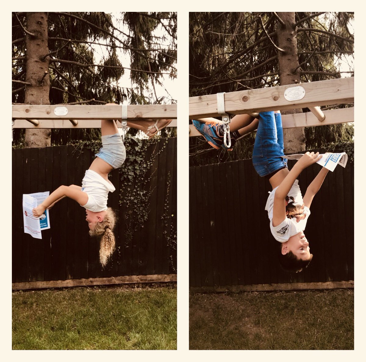 jomead13's tweet photo. @TheGriffNews @Extreme_Reading #ExtremeReadingCompetition #GriffCompetition Amelia and Oliver Mead hanging around reading in their garden! https://t.co/65aTTk3Xm8