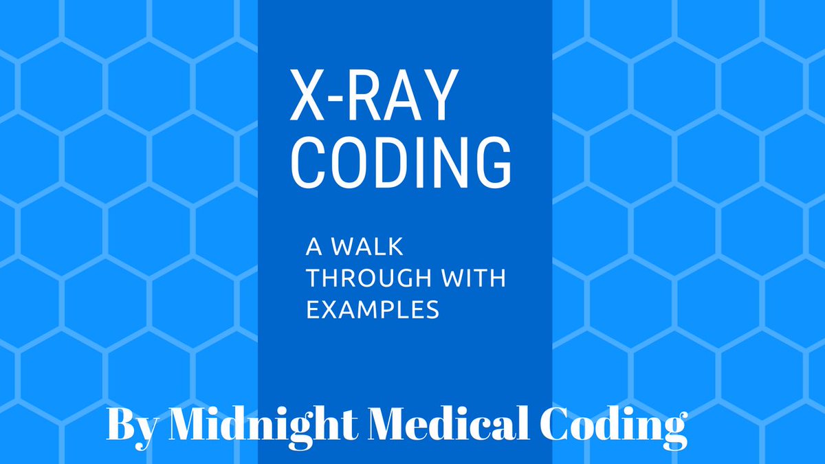 CodingMidnight's tweet image. Are you looking for radiology coding tutorials? We have a youtube channel! Check it out and subscribe.
youtube.com/midnightmedica…
#radiologycoding #medical coder