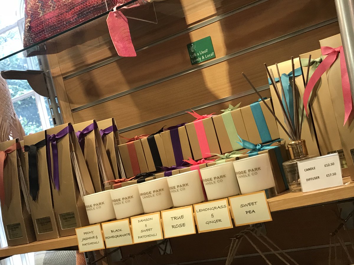 Bridge Park Candles are available now at <a href="/LlangollenTIC/">Llangollen TIC</a> along with lots of other locally made products.  If you're in the area why not pop in and have a browse. #BuyLocal