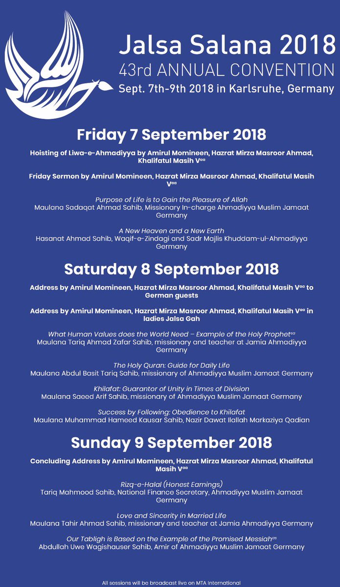 In the next issue, we'll be taking a glance at the history of Jalsa Salana Germany as well as the latest news on engagements of Huzoor a.a. in Germany @JalsaGermanyDE #AlHakam #alhakam #Ahmadiyya #JalsaGermany