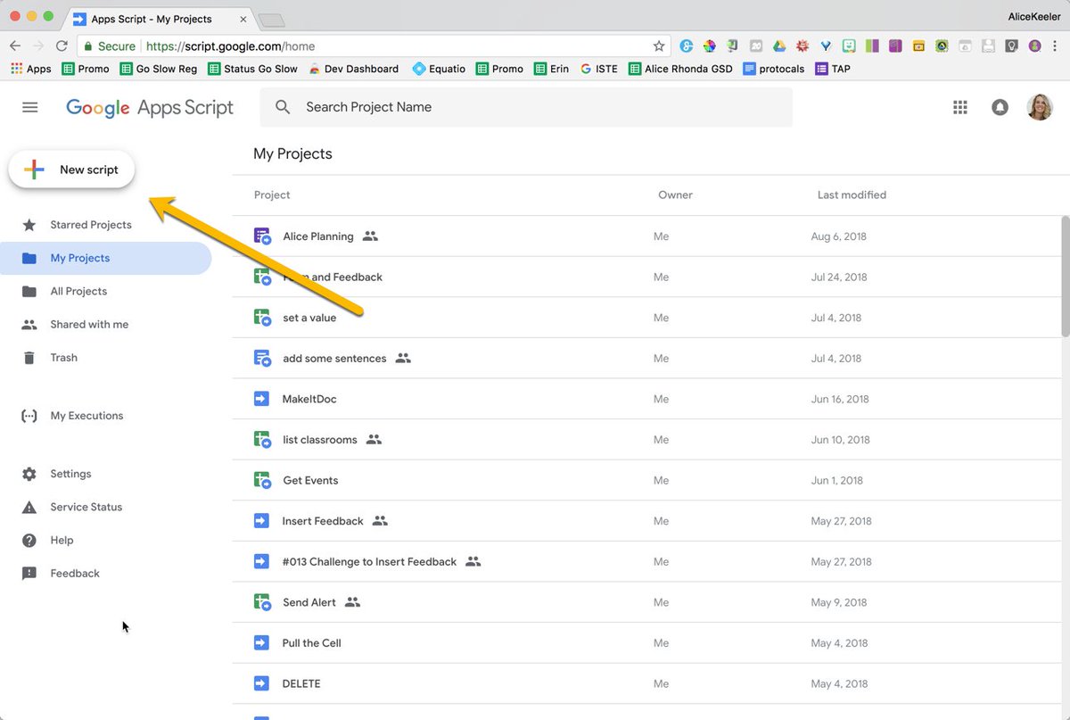 alicekeeler's tweet image. script.google.com #codenoob #googleEDU