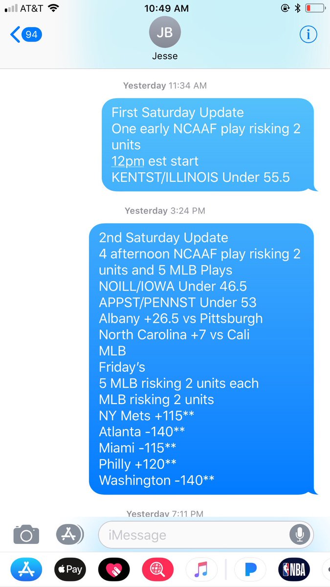 mltips1's tweet image. 🔥💪 7wins-2L Yesterday, with NCAAF Top Plays hitting 3wins-1L this year! Also Combo bets paying $$280-$500 for every $100 wagered for profit? Text “HOT” to 702-266-7047 for Premium Plays Before game time. 🔥Optin for Top Picks at MLTips.com