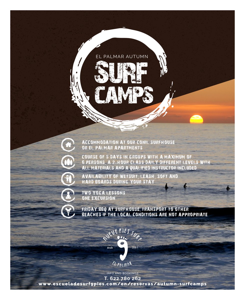 9Pies Escuela de Surf El Palmar tweet media