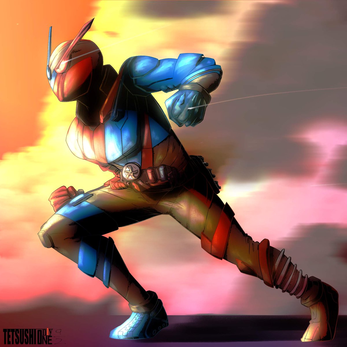 ビルド終わった時に書こうとしてたイラスト仕上げました お休みの日なのでごりごり5 唯一無二のてつし クリエイターの住みやすい世界へ のイラスト