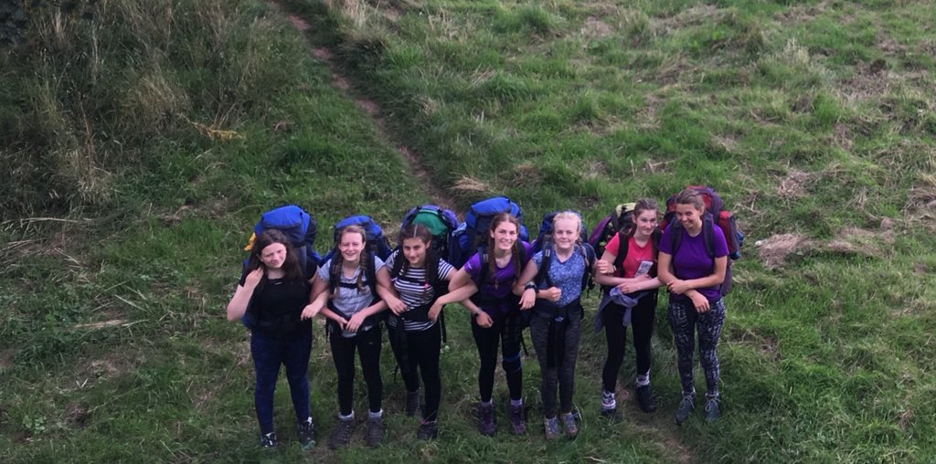 ELOutdoorEd's tweet image. Campfire s’mores and then back Day 2 was up the Tyne to Haddie to finish the Haddington Girls #secondgroup Bronze Practice Exped. Nice.  @knoxacademy @DofEScotland