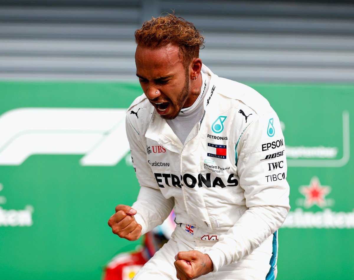 LewisHamilton's tweet image. Wow… I’ll never forget this. We did this together. To the fans, you stood tall, loud and bright in amongst all of the negativity that surrounded us today. We rise together. To my team, I am forever grateful of your vision and passion. We never give up #StillWeRise @MercedesAMGF1