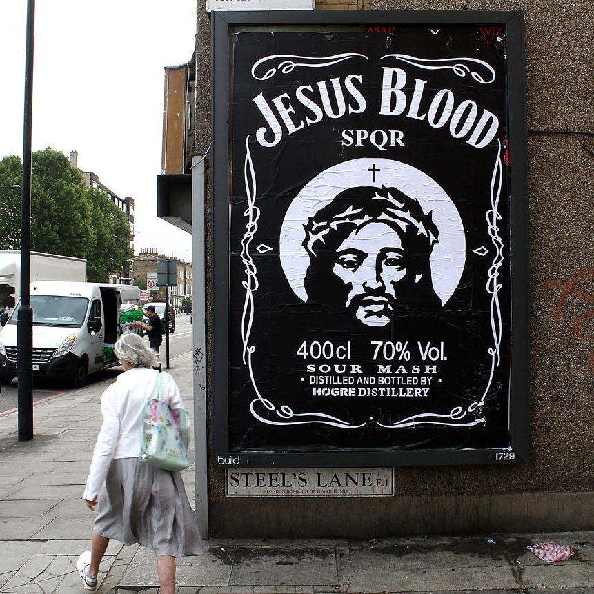 UrbanBombWorks's tweet photo. SUNDAY WITH JESUS: Every #Sunday #Jesus stops by the #UrbanBombWorks office to chat about all the #StreetArt &amp; #Graffiti work dropped in his honor! This one in the #UK is a #Fave.
#UrbanArt #Religion * #Church on the #Street https://t.co/OW5XTEiD9P