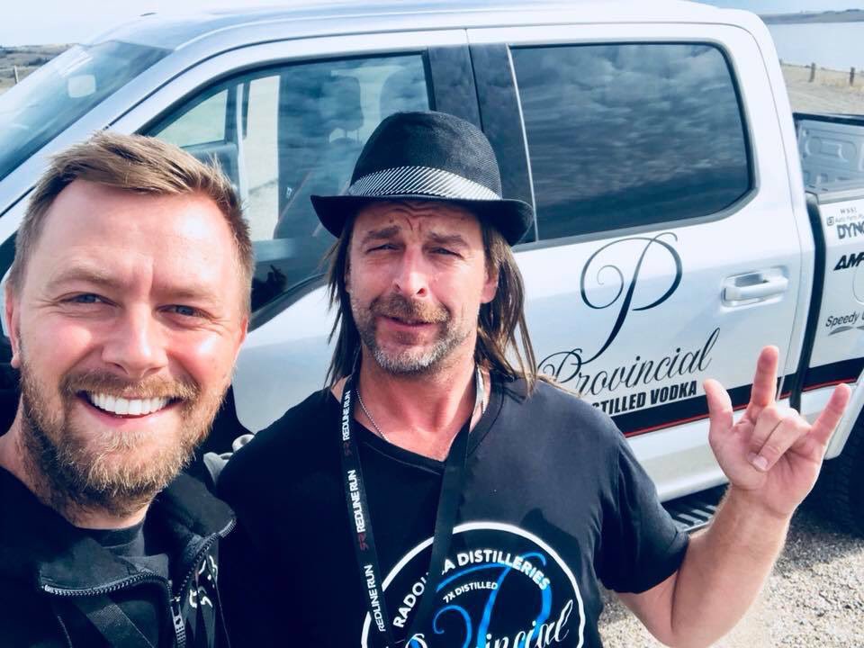 codieprevost's tweet photo. Awesome day yesterday on the #RedlineRun saw #GardinerDam, #ElbowHarbour #MooseJawTunnels, #Regina #ElvisPresley Museum & performed @BearClawCasino Day 2 has begun & just saw #KyleMacdonald paperclip traded house in #Kipling. It’s been a blast with Dallas & team #ProvincialVodka https://t.co/J3wnn2LTBY
