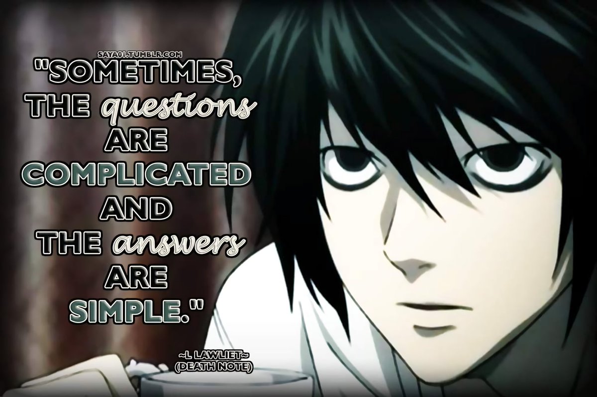 Featured image of post L Lawliet Quotes Are you annoyed that i am the only one who has cake a death note fan page