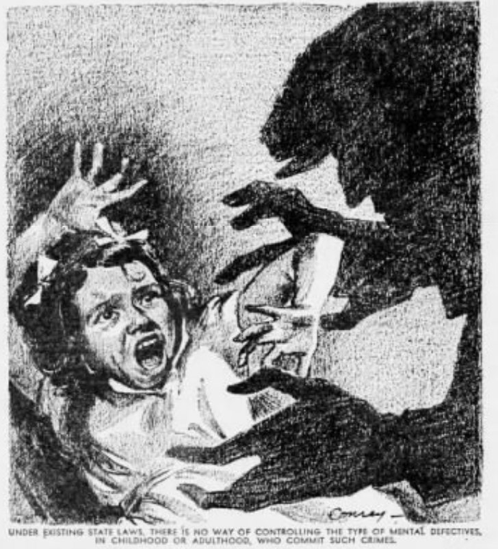 DisHistImages's tweet photo. Propaganda supporting a Missouri State Sterilization Law, from the St. Louis Dispatch, January 22, 1945 #eugenics #dishist https://t.co/5esB2GjD4p