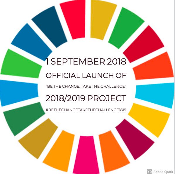 SuleJacobs's tweet image. The Launch!!! #bethechangetakethechallenge1819
234 schools/ 54 countries! Together we can change the world!