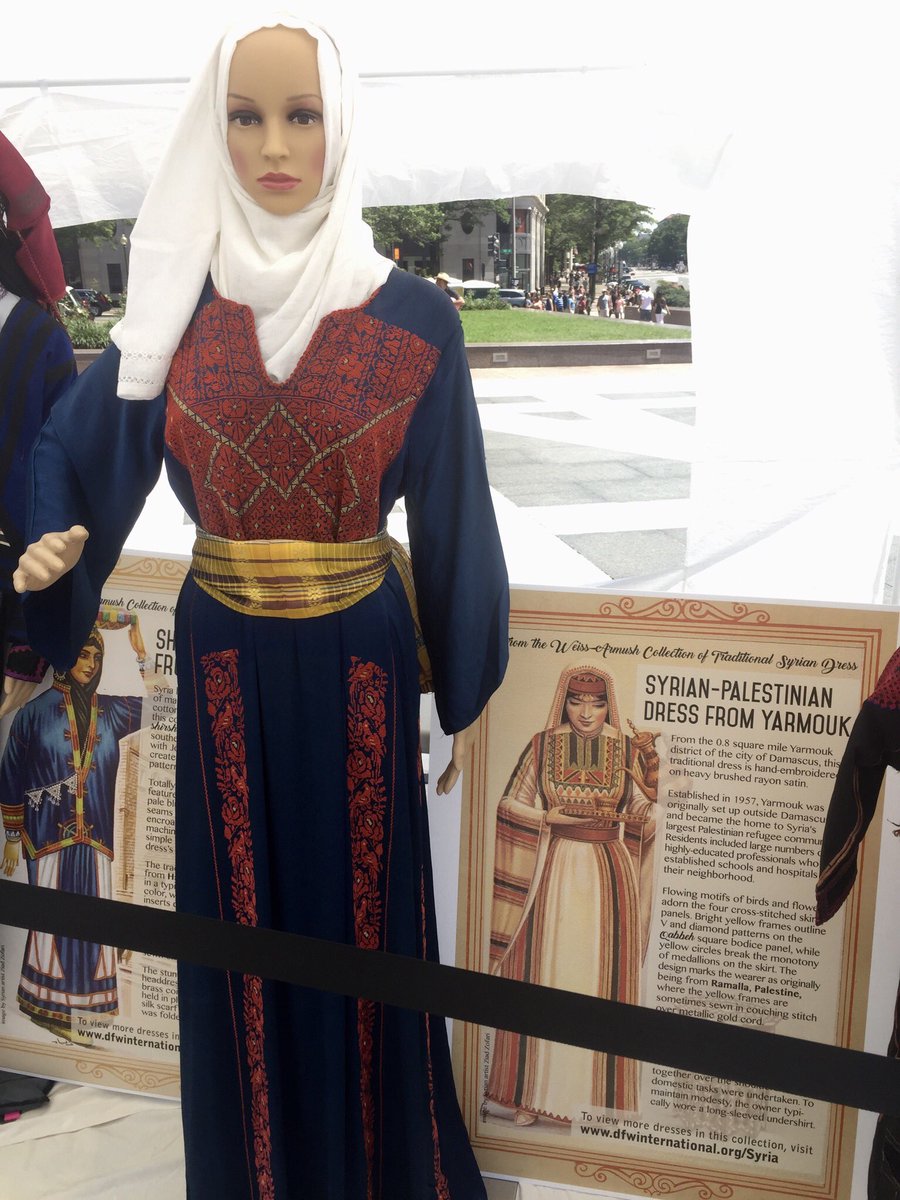 SyriaFest's tweet image. Have you checked out the traditional #Syrian costumes at the #SyriaFest Cultural Tent? 

#TraditionalDress #BYThings #aCreativeDC #202Creates