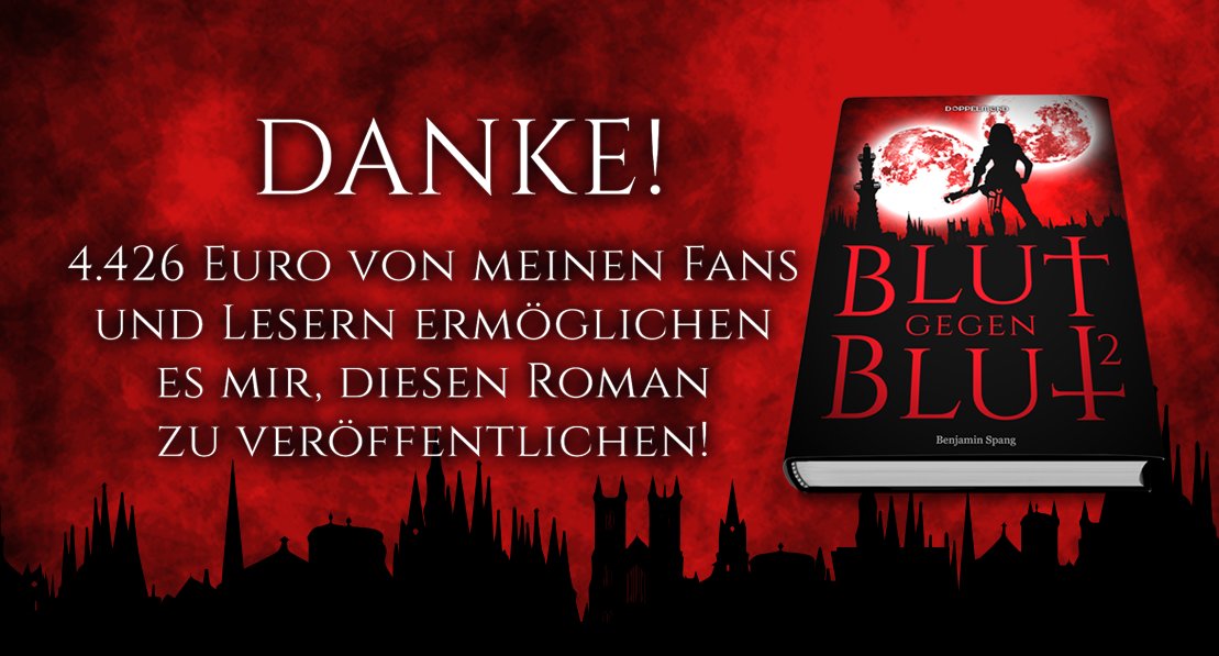 Doppelmond's tweet photo. Das Crowdfunding war erfolgreich! ❤️

Vielen herzlichen Dank an alle Fans und Leser. Ihr habt mich sehr überrascht mit eurem Support. Wow!

Mir fehlen gerade die Worte. Eine richtige Danksagung kommt in einer Woche.

https://t.co/9OLXB8JevV

Danke! 
~ Euer Benjamin Spang ❤️ https://t.co/K0oonePBBk