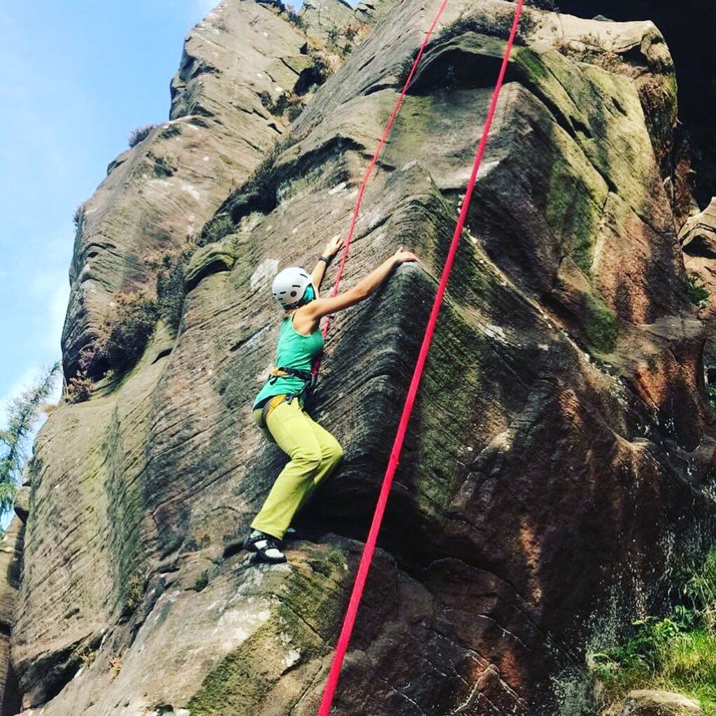 Climber_Mel's tweet photo. One Two Three JUMP!! #dynamic #jump #climb #climber #roaches #trip #happy #thisgirlcan #instructor #f4s #picoftheday #gritstone #rock #adventure https://t.co/qE9tdEglwN