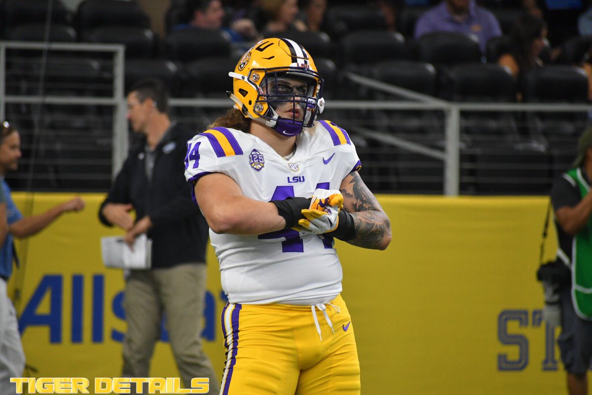 samspiegs's tweet photo. #LSU fullback Tory Carter. Need I say more? https://t.co/YggGC1QdJK