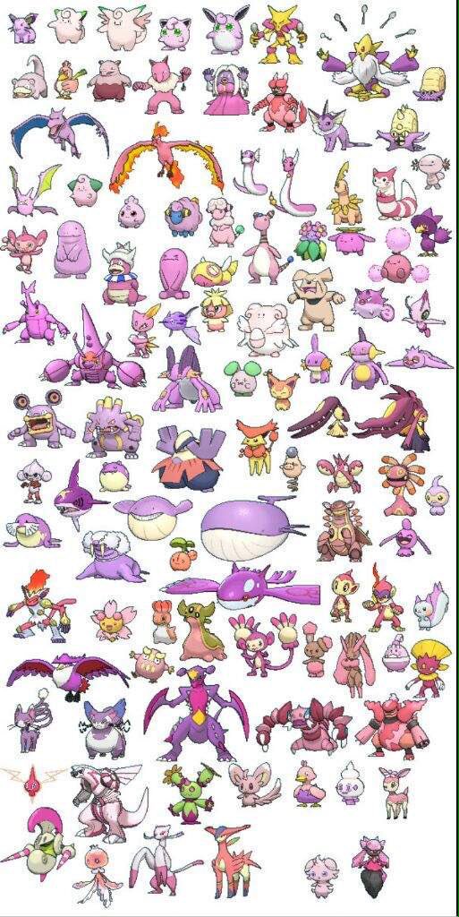 Favourite shiny: Any pokemon that has a pink shiny really... 