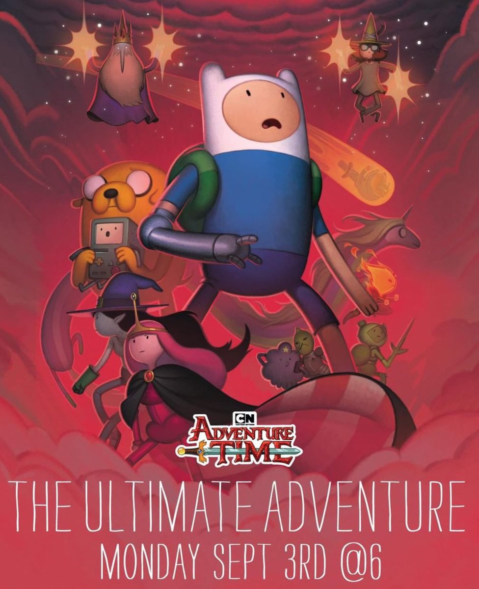 DeannGoss's tweet photo. Oh yes I will be there #AdventureTime #LastAdventure https://t.co/x5FvZLd19u
