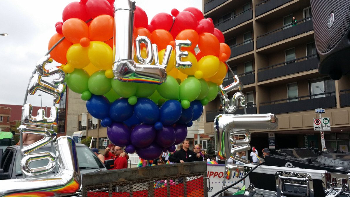 Happy #YYCPRIDE Calgary!  Let's share the #Love!