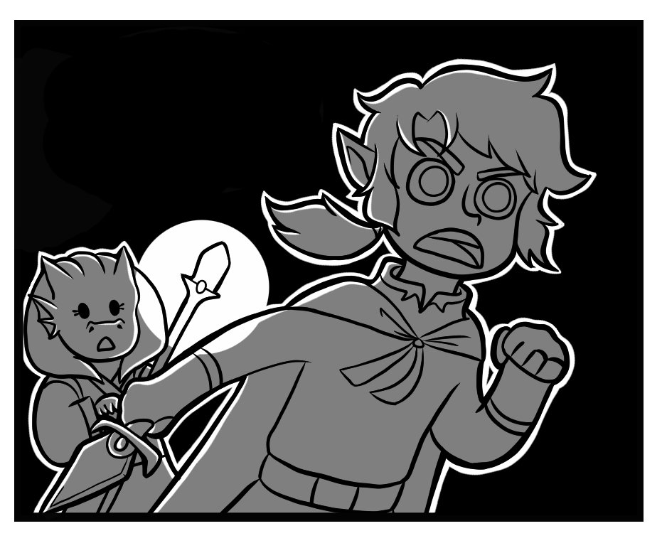 FantasyBladeFZ's tweet photo. - Ethereum: The Chronicles of Blake -
Es un cómic que trata de las locas aventuras que vive el semielfo Blake Haizeak junto con su compañera dracónida Valric.
Autora: @Blauna137
Siguenos en: https://t.co/zMocohriel 
#fantasyblade #fantasybladefanzine #fanzine #blakehaizeak https://t.co/2XU4evTJx3