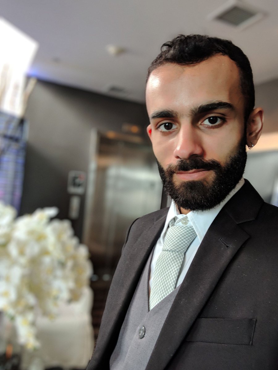 Selfie in suit and tie