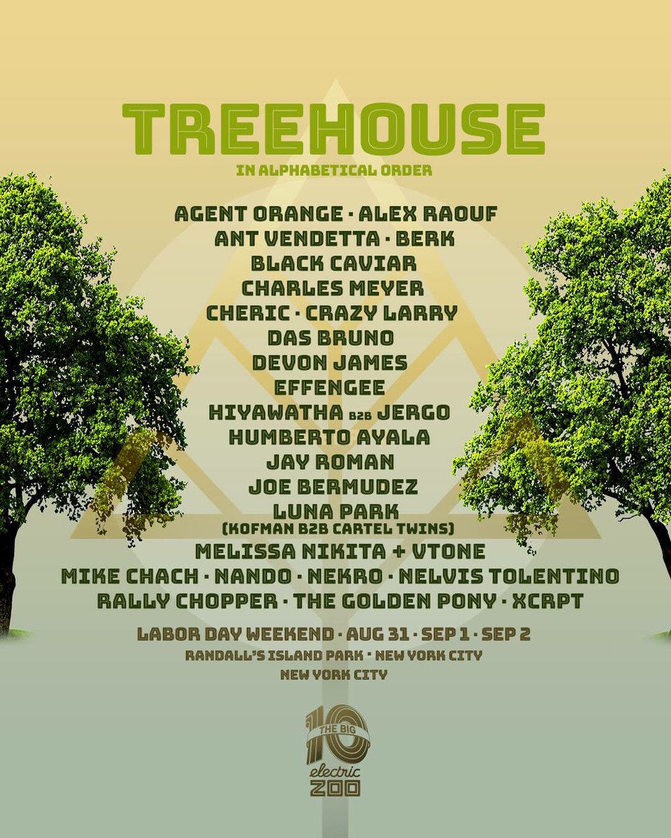 Today we take on <a href="/electriczoony/">Electric Zoo Festival</a> under our new act dubbed “Luna Park” where we join forces with our good friend Alex Kofman.  The three of us make our debut on the Treehouse stage from 5:30-7, you can add us to your schedule via the Electric Zoo app.  Congrats on 10 years team!