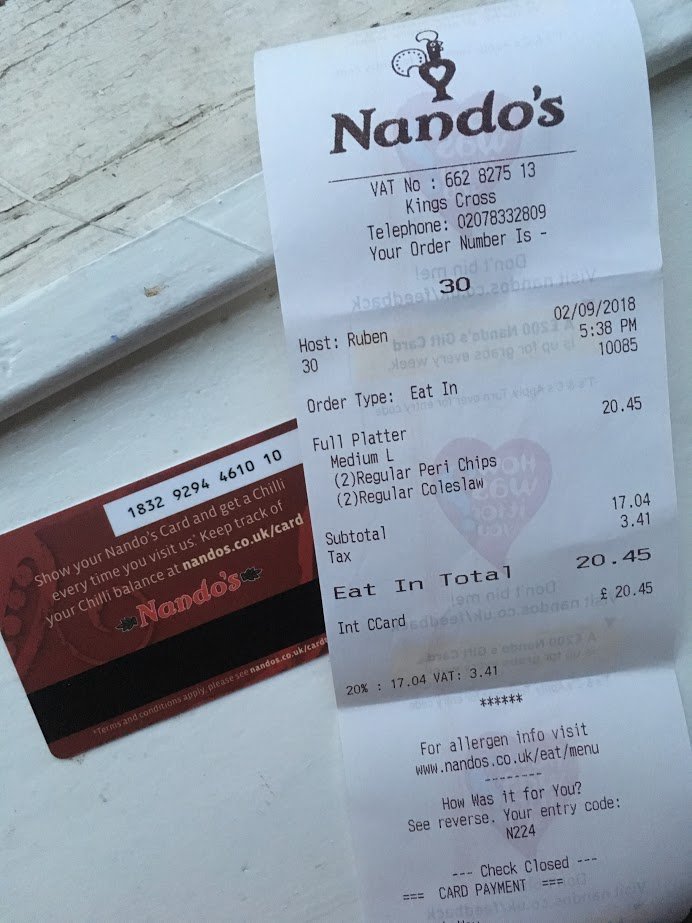 teostoleru's tweet photo. @NandosUK @Waitos Got a new chilli. Can you please add it to my card? :) https://t.co/0FnhmMIT4A